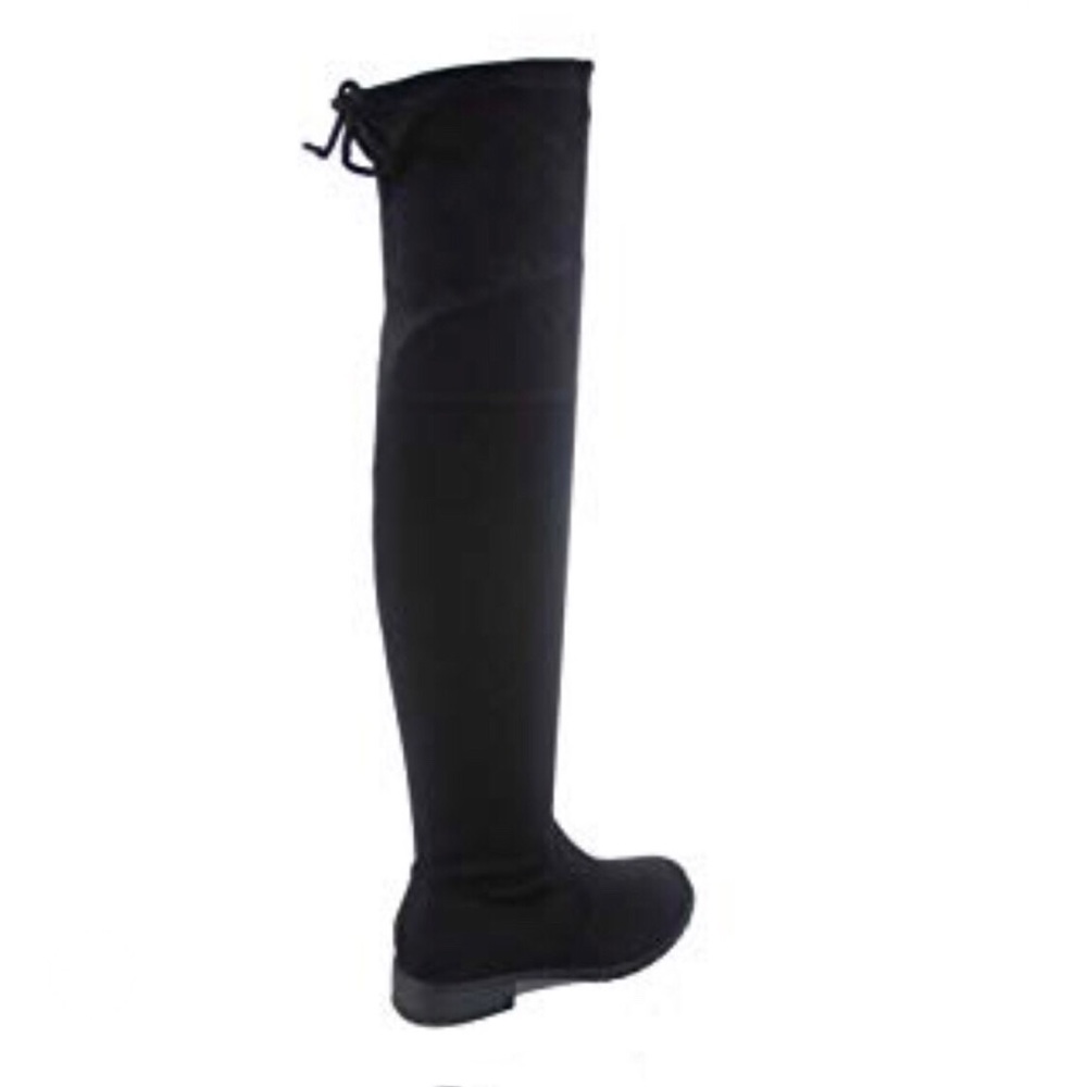 Black Over The Knee Boots - Picture 3 of 6